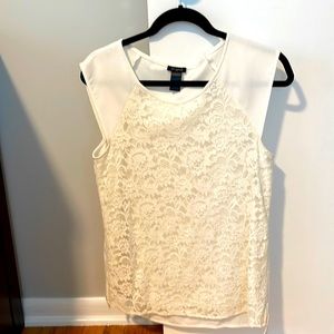 GUC Ann Taylor lace top - small